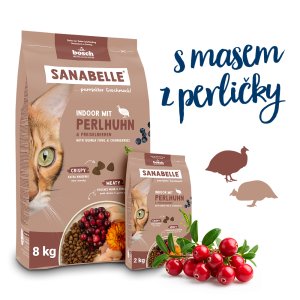 Bosch Cat Sanabelle Indoor Guinea fowl 10 kg
