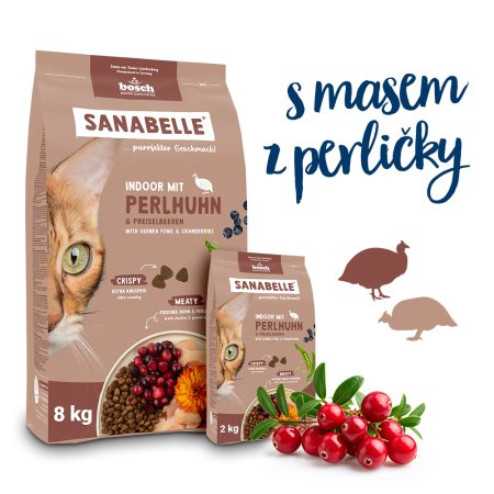 Bosch Cat Sanabelle Indoor Guinea fowl 10 kg