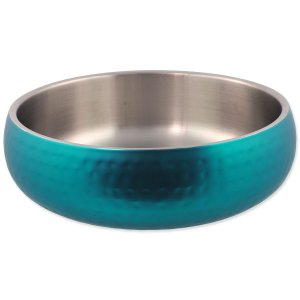 Miska Dog Fantasy s dvojitou stenou tyrkysová 22cm, 2100ml 