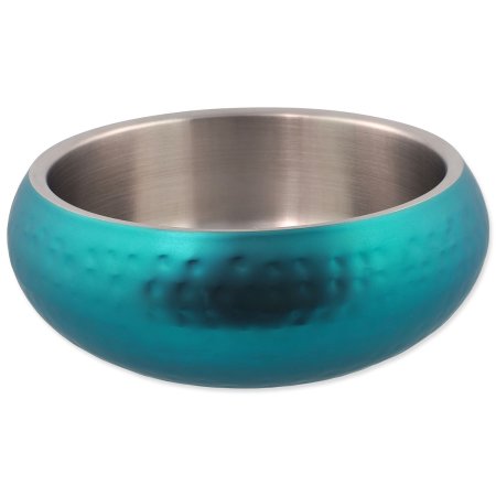 Miska Dog Fantasy s dvojitou stenou tyrkysová 18cm, 1200ml 