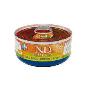 N&D CAT PUMPKIN Adult Boar & Apple 70g (EXPIRÁCIA 11/2025)