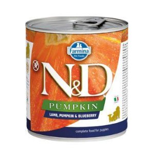 N&D DOG PUMPKIN Puppy Lamb & Blueberry 285g (EXPIRÁCIA 11/2025)