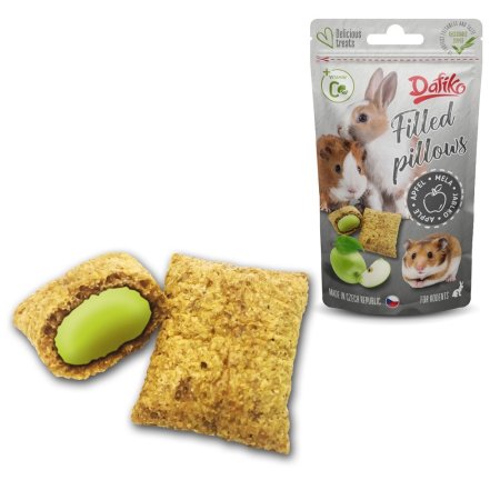 Plnené vankúšiky jablko, 40g