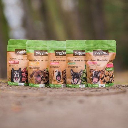 Yoggies sucháre s lososom a mrkvou 150g