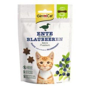 Gimcat Soft Snacks Kačica s čučoriedkami 60g (EXPIRÁCIA 10/2025)