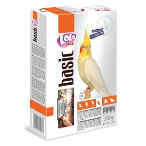LOLO BASIC kompletné krmivo pre korely 500 g krabička (EXPIRÁCIA 07/2025)