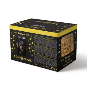 Fitmin For Life Piškoty pro psy mini multipack 4 ks x 200 g