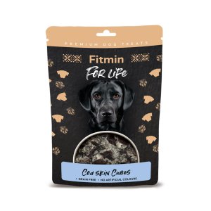 Fitmin For Life Sušené kostky s treskou pamlsek pro psy 100 g
