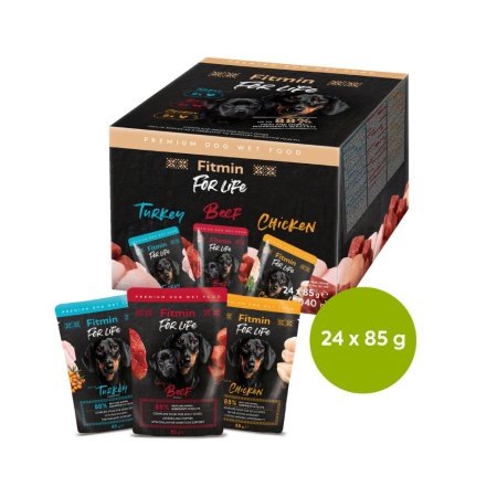Fitmin For Life Multipack kapsiček pro psy 24 ks x 85 g