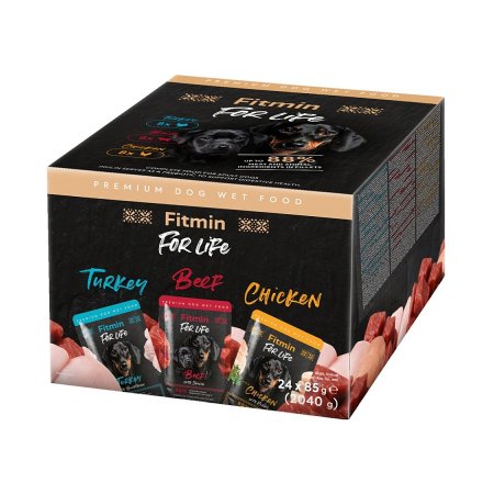 Fitmin For Life Multipack kapsiček pro psy 24 ks x 85 g