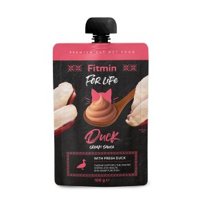 Fitmin cat For Life cream sauce pouch duck 100 g