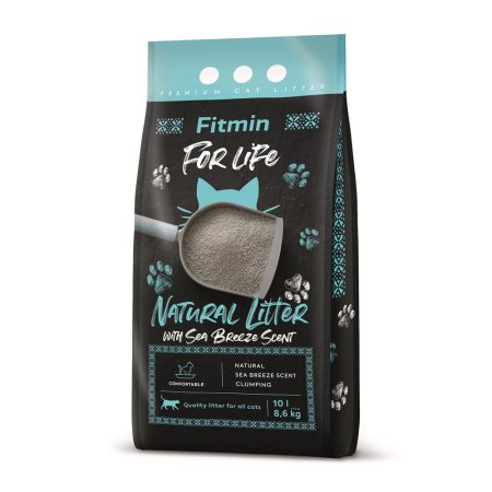 Fitmin cat For Life natural litter with Sea Breeze Scent 10l