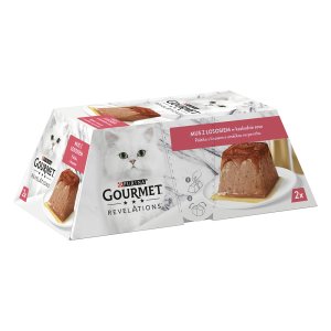Gourmet Revelations jemná paštéta s lososom a omáčkou 2 x 57 g (EXPIRÁCIA 09/2025)