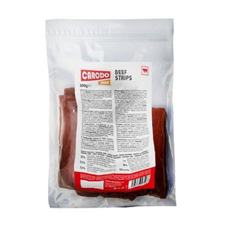 CARODO Dog poch. Hovädzie prúžky 500g