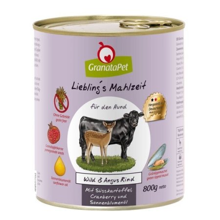 GranataPet Zverina & angus hovädzie mäso balenie 400 g