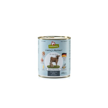 GranataPet Teľacie & zajac s cuketou, tekvicou a ľanovým olejom balenie 800 g