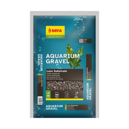 Sera Aquarium Gravel Lava Substrate 6 l