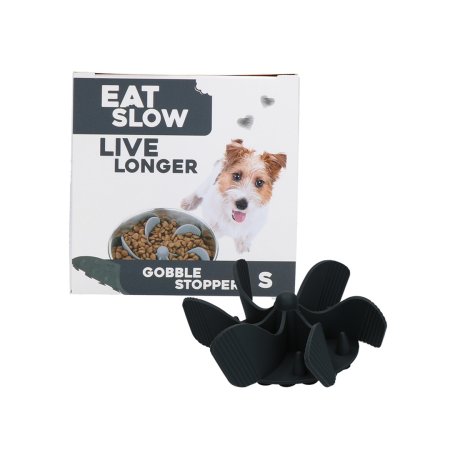 Eat Slow Live Longer spomaľovací Špirála do misky šedá S