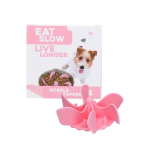 Eat Slow Live Longer spomaľovací Špirála do misky ružová S