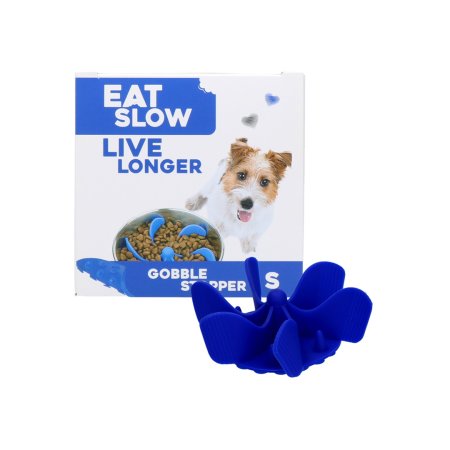 Eat Slow Live Longer spomaľovací Špirála do misky modrá S
