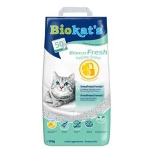 Podstielka Biokat’s Bianco Fresh Control 10kg (POŠKODENÝ OBAL, váha 9,8kg)