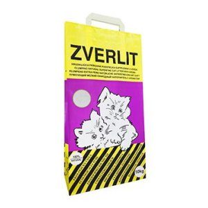 ZVERLIŤ Podstielka fialová, superjemná s vôňou, mačka 10kg (POŠKODENÝ OBAL, váha 9,5 kg)