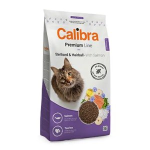 Calibra Cat Premium Line Steril.&Hairball with Salmon 10kg