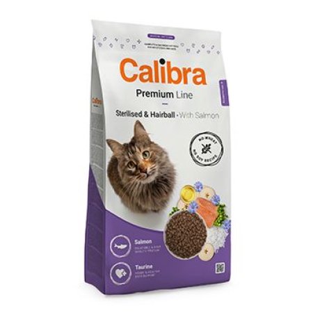 Calibra Cat Premium Line Steril.&Hairball with Salmon 10kg