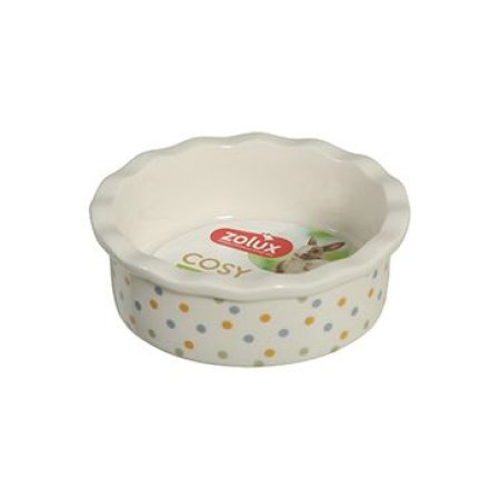 Miska keramická COSY hlodavec 100ml bodky Zolux
