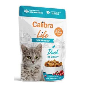 Calibra Cat Life vrecko Sterilised Duck in gravy 85g (EXPIRÁCIA 10/2024)