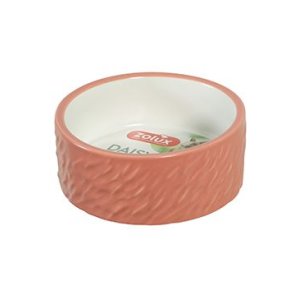 Miska keramická DAISY hlodavec 200ml terakota Zolux