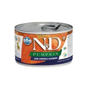 N&D DOG PUMPKIN Puppy Lamb & Blueberry Mini 140g (EXPIRÁCIA 03/2026)