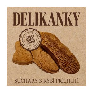 Delikan Delikanky sucháre ryba 16 ks (EXPIRÁCIA 12/2025)