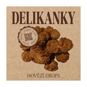 Delikan Delikanky hovädzie drops 500 g (EXPIRÁCIA 12/2025)