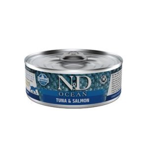 N&D CAT OCEAN Adult Tuna & Salmon 70g (EXPIRÁCIA 03/2026)