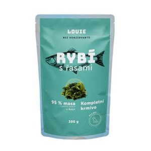 Louie Dog vrecko Rybie s riasami 300g