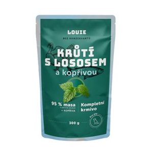 Louie Dog vrecko Morčacie s lososom a žihľavou 300g