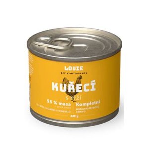 Louie Dog konz. Kuracie s ryžou a prebiotikami 200g