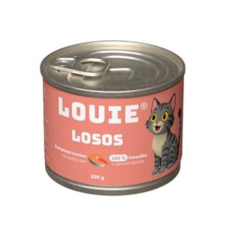 Louie Cat konz. Losos s prebiotiky 200g