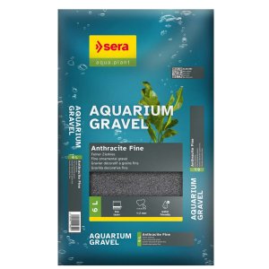 Sera Aquarium Gravel Anthracite Fine 6l