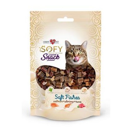 Pochoutka Aiko Cat SOFY Snack Soft Fishes 50g