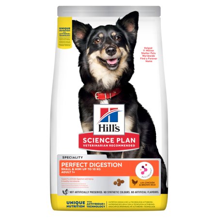Hill’s Science Plan Perfect Digestion pre malých dospelých psov 1.5 kg (EXPIRÁCIA 01/2026)