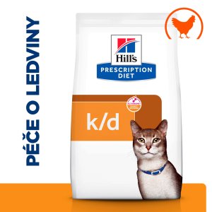 Hill’s Prescription Diet k/d Starostlivosť o obličky granule pre mačky 1.5 kg (EXPIRÁCIA 12/2025)