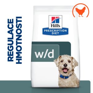 Hill’s Prescription Diet w/d Udržanie hmotnosti a starostlivosti pri cukrovke pre psov 4 kg (EXPIRÁCIA 03/2026)