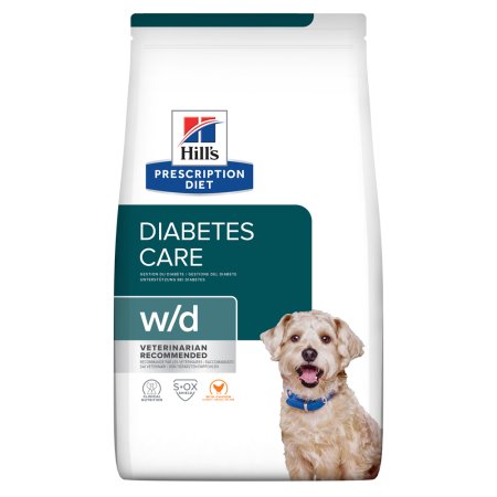 Hill’s Prescription Diet w/d Udržanie hmotnosti a starostlivosti pri cukrovke pre psov 4 kg (EXPIRÁCIA 03/2026)