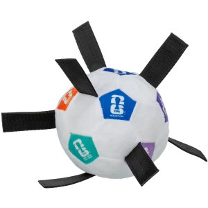 FIFA 2026 mäkká aportovacia lopta s úchytmi, 12 cm, biela/farebná/čierna - LIMITOVANÁ PONUKA