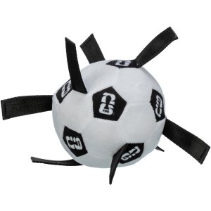 FIFA 2026 mäkká aportovacia lopta s úchytmi, 12 cm, biela/čierna - LIMITOVANÁ PONUKA