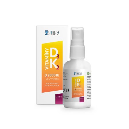 Strunecká Vitamín D3 2000 IU + K2 v spreji 30ml
