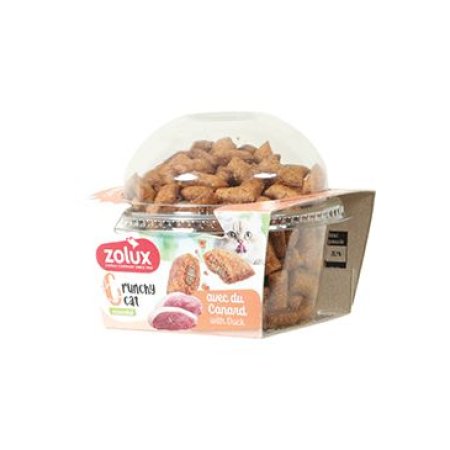 Pochúťka mačka CRUNCHY Kačica 80g Zolux
