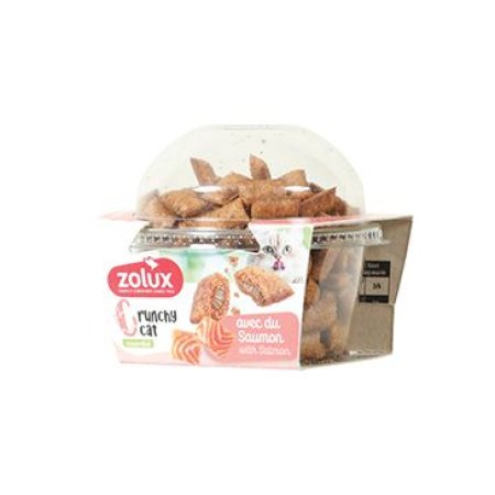 Pochúťka mačka CRUNCHY Losos 80g Zolux